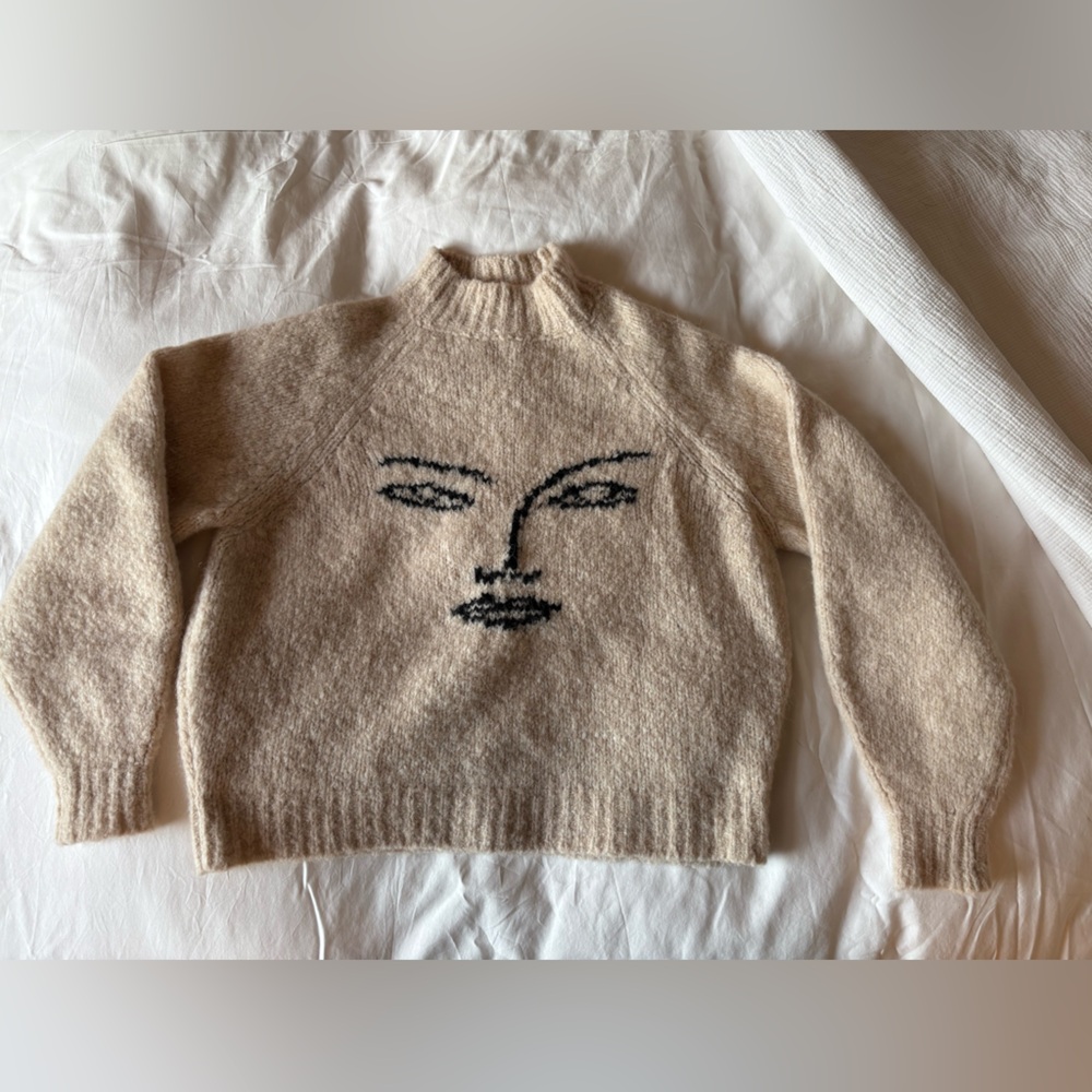 Paloma Wool Cream Knit Sweater